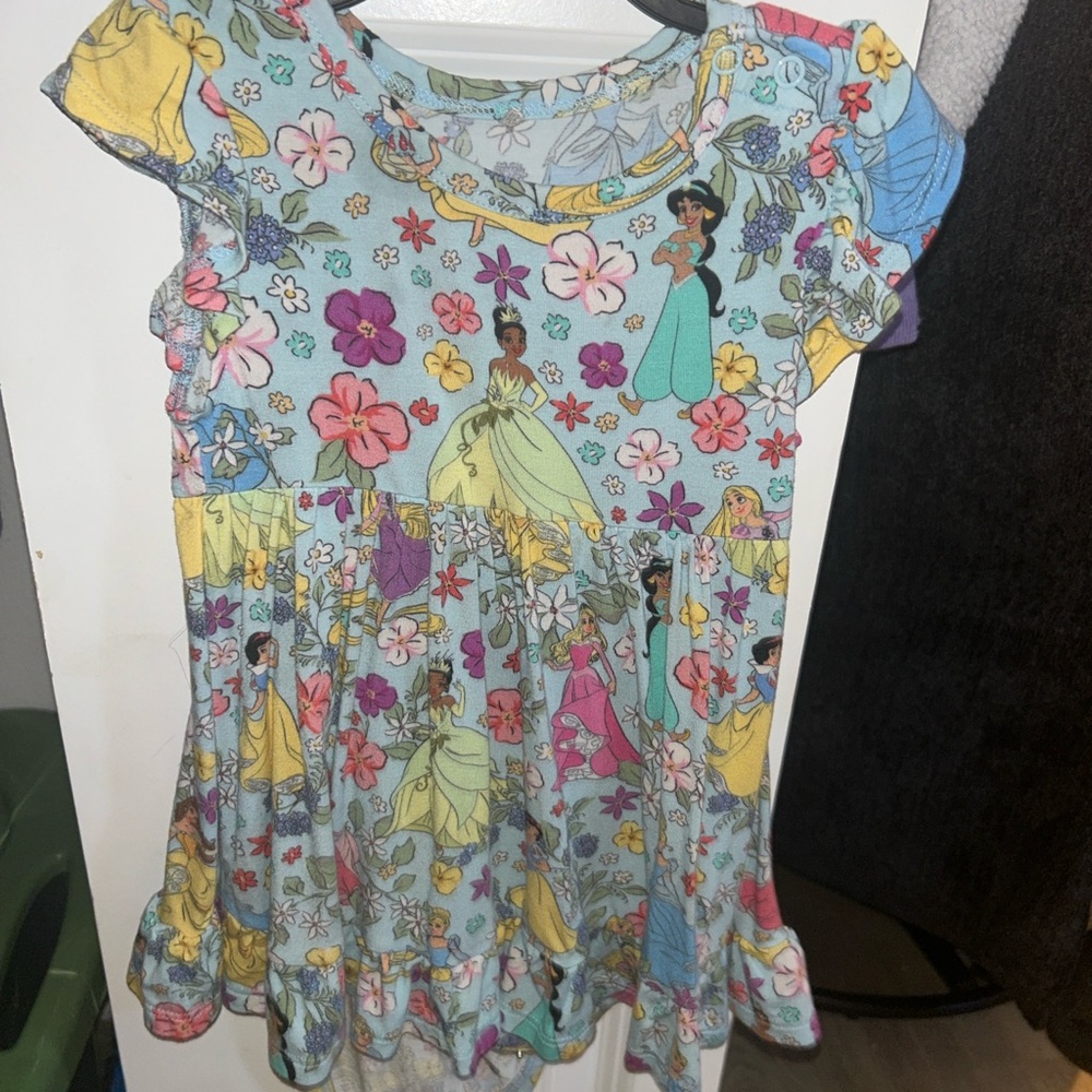 Toddler Girls Posh Peanut Disney Princess Girls Bamboo Twirl Dress